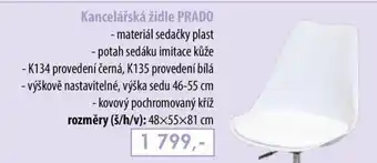 IDEA nábytek Prado kancelářská židle nabídka