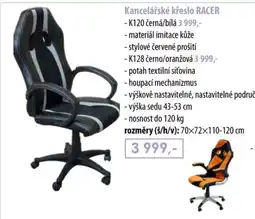 IDEA nábytek Kancelářské křeslo RACER nabídka