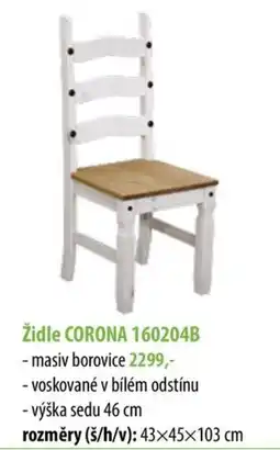 IDEA nábytek Židle CORONA 160204B nabídka
