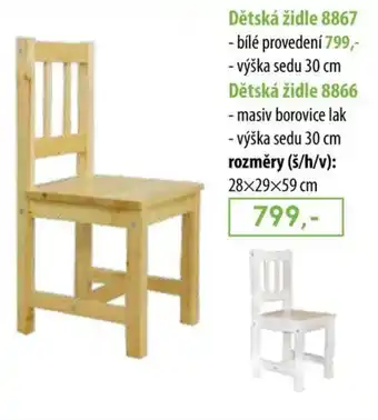 IDEA nábytek Dětská židle 8867 nabídka