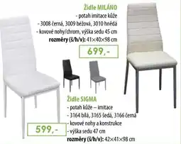 IDEA nábytek Židle MILÁNO nabídka