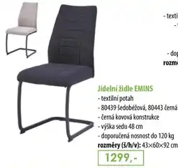 IDEA nábytek Jídelní židle emins nabídka