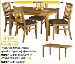 IDEA nábytek Stůl 4840 - Dub nabídka