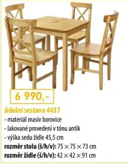IDEA nábytek Jídelní sestava 4437 nabídka