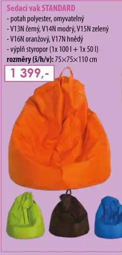 IDEA nábytek Sedací vak STANDARD nabídka