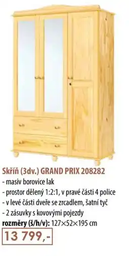 IDEA nábytek Grand Prix skříň 3dv. 208282 nabídka