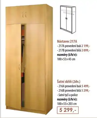 IDEA nábytek Šatní skříň (2dv.) nabídka