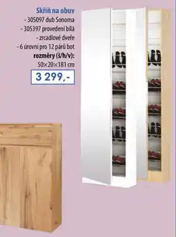IDEA nábytek Skříň na obuv nabídka