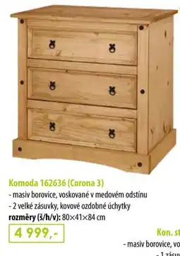 IDEA nábytek Corona 3 Komoda 162636 nabídka