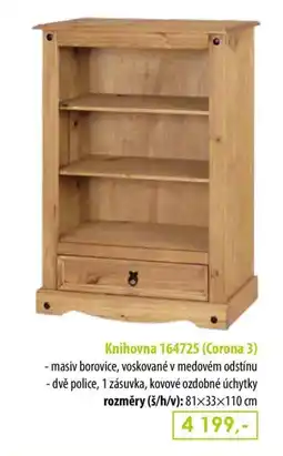 IDEA nábytek Corona 3 Knihovna 164725 nabídka