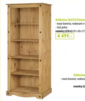 IDEA nábytek Corona knihovna 164724 nabídka