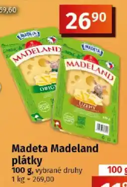 COOP TIP Madeta Madeland plátky nabídka