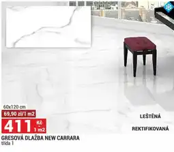 Merkury Market New Carrara gresová dlažba nabídka