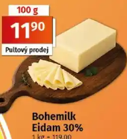 COOP TIP Bohemilk Eidam 30% nabídka
