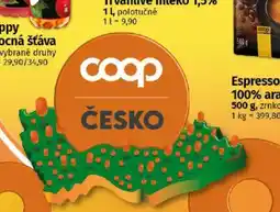 COOP TIP Coop česko espresso 100% ara nabídka