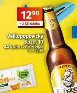 COOP TIP Velkopopovický Kozel 10 nabídka