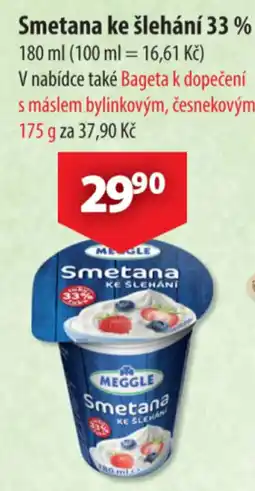 CBA Meggle smetana ke šlehání nabídka