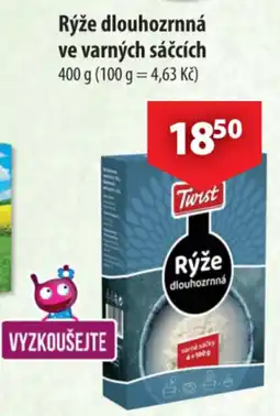 CBA Twist rýže dlouhozrnná nabídka