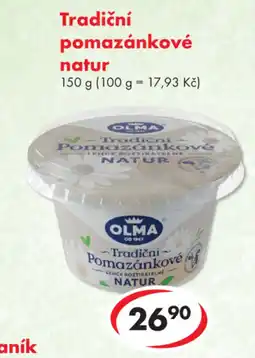 CBA Olma tradiční pomazánkové natur nabídka