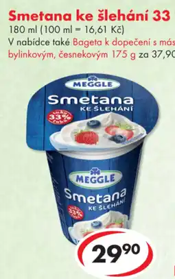 CBA Meggle smetana ke šlehání nabídka