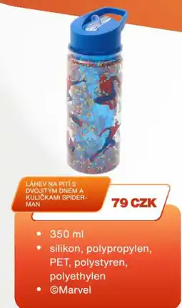 Sinsay Spider-man láhev na pití s dvojitým dnem a kuličkami nabídka