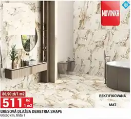 Merkury Market Gresová dlažba demetria shape nabídka
