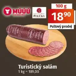COOP TIP Múúú turistický salám nabídka
