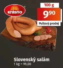 COOP TIP Krášno slovenský salám nabídka
