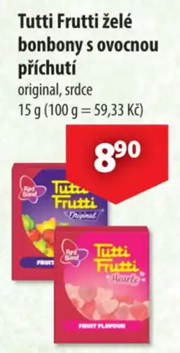 CBA Tutti Frutti želé bonbony s ovocnou příchutí nabídka