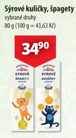 CBA Bánovecké sýrové špagety nezelené nabídka