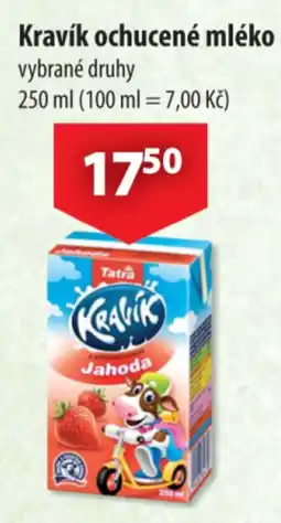 CBA Kravík ochucené mléko nabídka