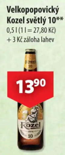 CBA Kozel světlý 10 nabídka