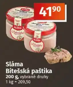 COOP TIP Sláma Bítešská paštika nabídka