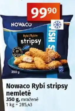 COOP TIP Nowaco Rybí stripsy nemleté nabídka