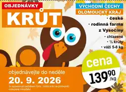 Konzum Krůt nabídka