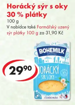 CBA Bohemilk horácký sýr s oky nabídka