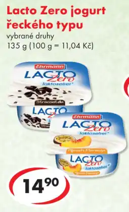 CBA Ehrmann lacto zero nabídka