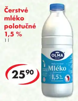 CBA Olma mléko polotučné nabídka