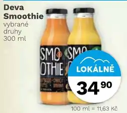 Konzum Deva Smoothie nabídka