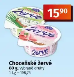 COOP TIP Choceňské Žervé nabídka