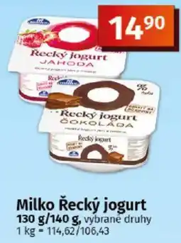COOP TIP Milko řecký jogurt nabídka