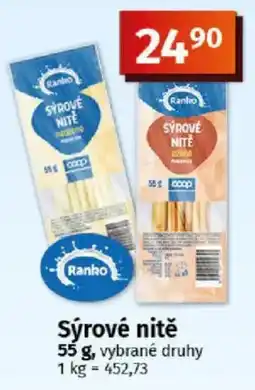 COOP TIP Ranko sýrové nitě nabídka