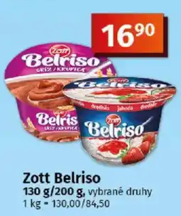 COOP TIP Zott Belriso nabídka