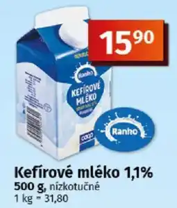 COOP TIP Ranho kefírové mléko 1,1% nabídka