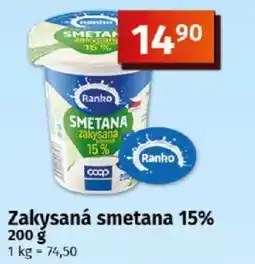 COOP TIP Ranko zakysaná smetana 15% nabídka