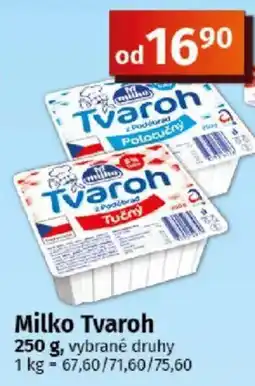 COOP TIP Milko Tvaroh nabídka