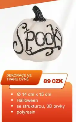 Sinsay Dekorace ve tvaru dýně nabídka