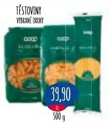 Konzum Těstoviny nabídka