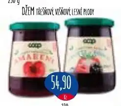 Konzum Amabeni džem třešňový, višňový, lesní plody nabídka