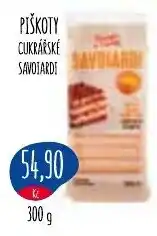 Konzum Savoiardi cukrářské nabídka